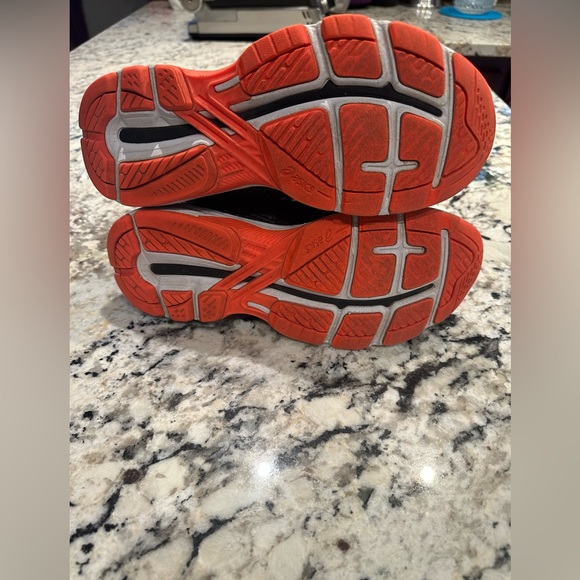 Asics Black/Pink/White Womens Running Shoes - Picture 4 of 5